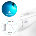 8/16 Color LED Smart Sensor Light Toilet Lid Night Light Motion Sensor – Image 7