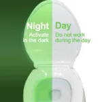 8/16 Color LED Smart Sensor Light Toilet Lid Night Light Motion Sensor – Image 3