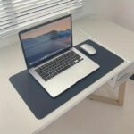 Tapis de bureau et clavier souris en cuir PU – Image 4