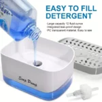 Distributeur de savon avec support pour éponge – Image 6