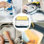 Distributeur de savon avec support pour éponge – Image 7