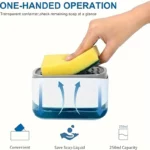 Distributeur de savon avec support pour éponge – Image 8