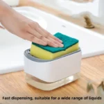 Distributeur de savon avec support pour éponge – Image 10