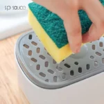 Distributeur de savon avec support pour éponge – Image 12